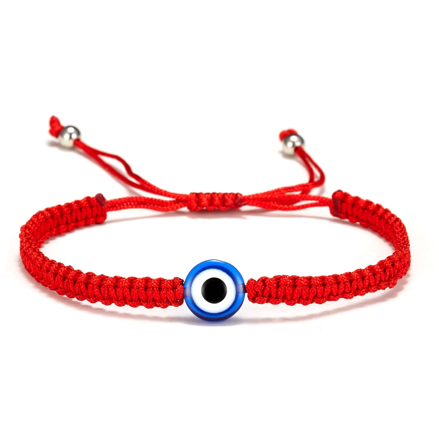 Wholesale Devil's Eye Red Rope Braided Adjustable Bracelet